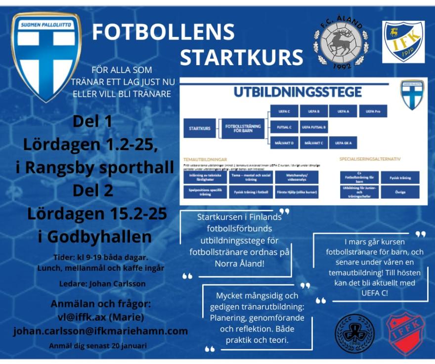 startkurs fotboll 2025